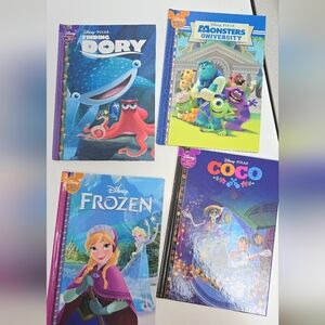 Disney & Pixar Hardcover Kids Books Lot – Finding Dory, Frozen, Coco